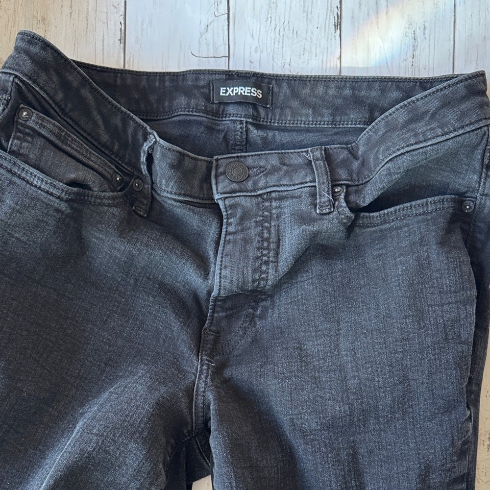 Express men’s Dark Gray Skinny Jeans